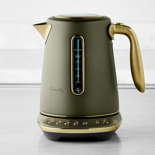 Breville Smart Kettle Luxe Brass Collection,Olive Tapenade and Brass,