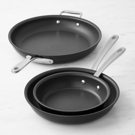 All-Clad NS Pro Nonstick Fry Pan, Set of 3,,