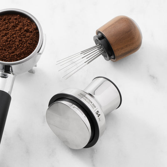 Breville Craft Collection Walnut Distribution Duo Espresso Distribution Tool,the Distribution Duo\, 54mm,