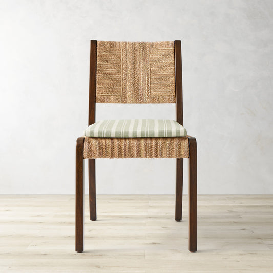 Alvares Side Chair Cushion,Sunbrella Tranquil\, Sage,