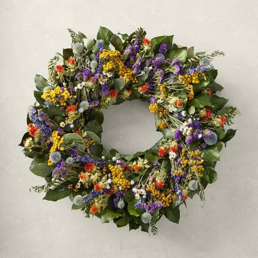 Painters Palette Live Wreath,22",