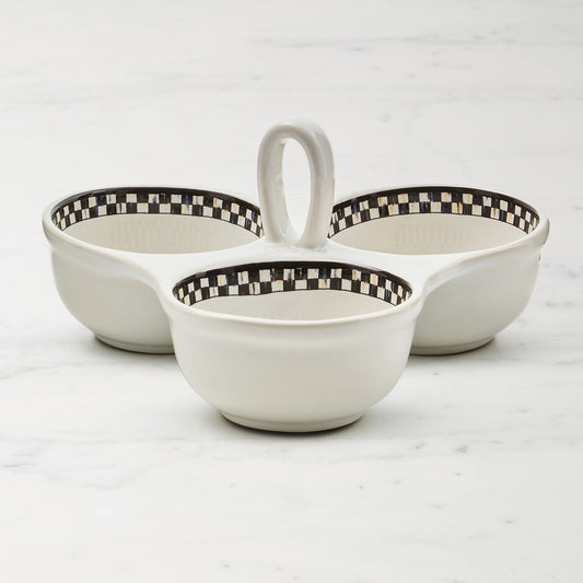 MacKenzie-Childs Everyday Stoneware Trio Dipping Bowls,,WSNOADS