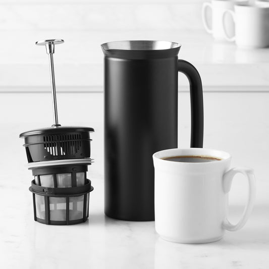 ESPRO P7 French Press,Matte Black,Matte Black\, 18-oz