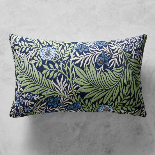 Morris & Co. x Williams Sonoma Home Reversible Performance Pillow Cover, Larkspur,Larkspur/Tulip,