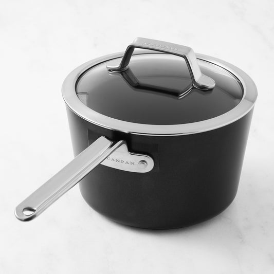 SCANPAN TechnIQ Nonstick Saucepan,3.5-Qt.,