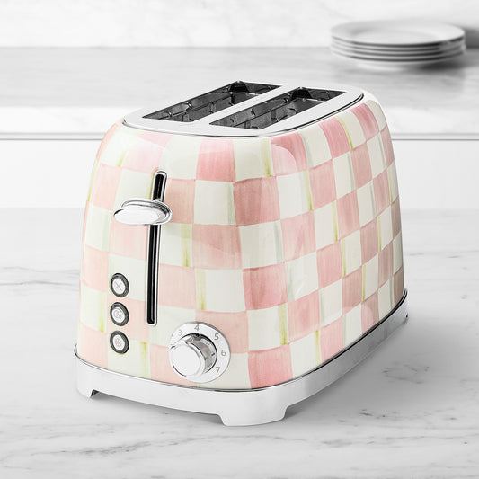 MacKenzie-Childs Rosy Check 2-Slice Toaster,,WSNOADS