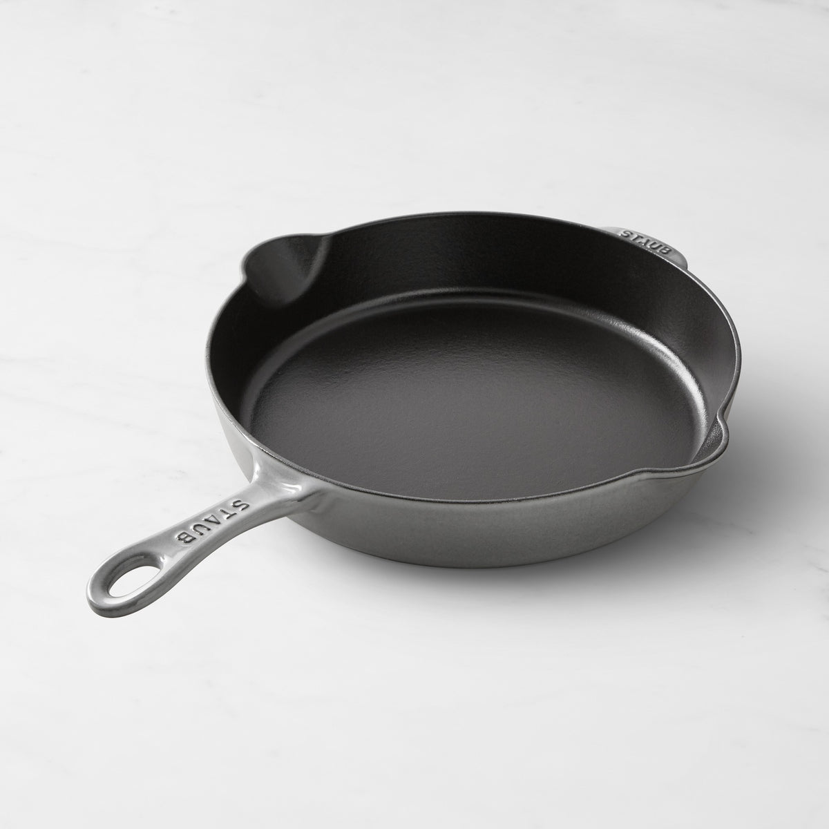 Staub Enameled Cast Iron Traditional Deep Skillet,Graphite,11"