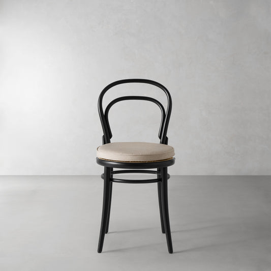 Ton 14 Side Chair Cushion,Sunbrella Performance Canvas\, Flint,