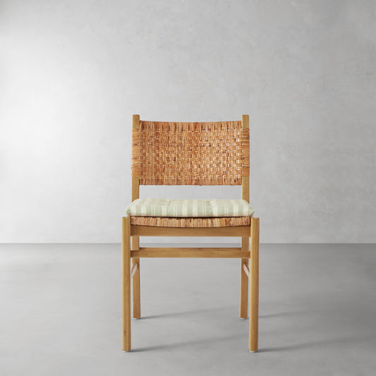 Sullivan Side Chair Cushion,Sunbrella Tranquil\, Sage,
