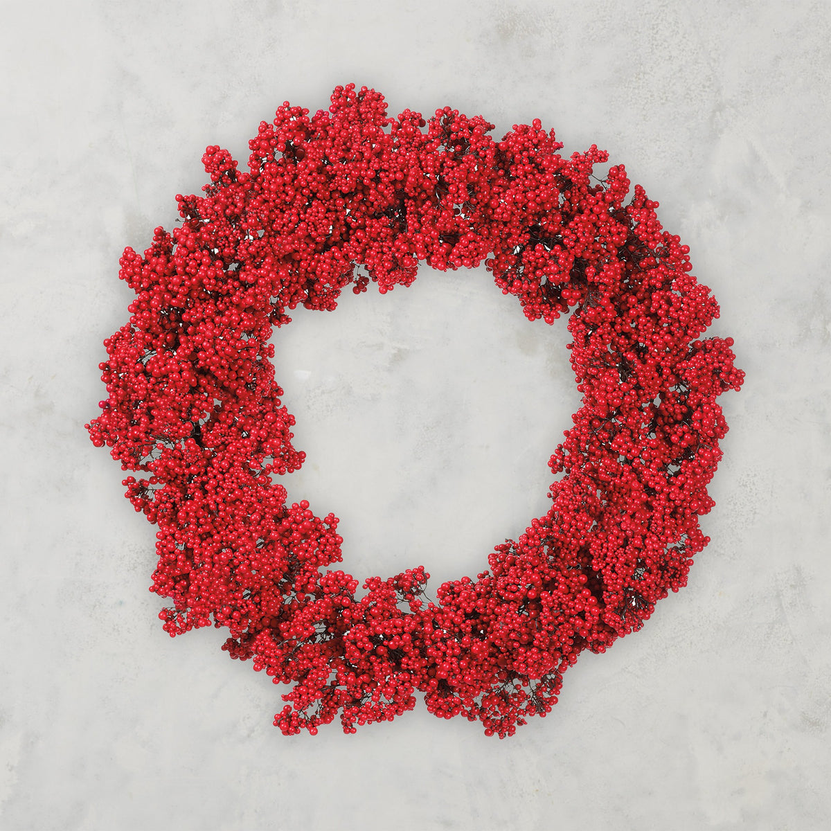Holiday Berry Faux Wreath, 31",WSNOADS,Christmas Wreaths & Garlands