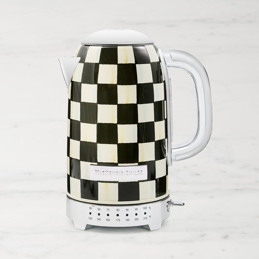 MacKenzie-Childs Courtly Check Electric Kettle,,WSNOADS