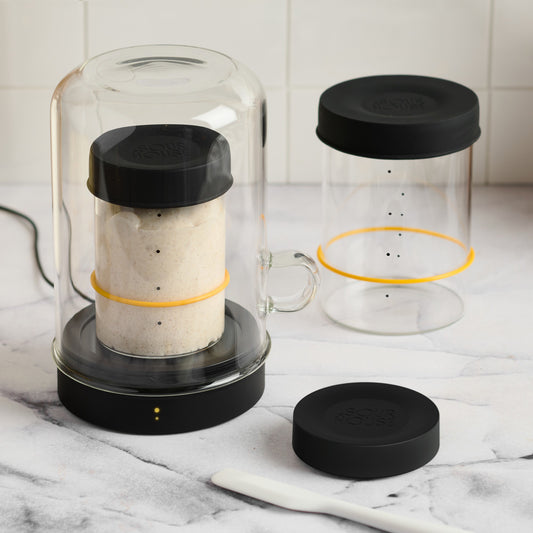 Goldie by Sourhouse with Pint & Quart Starter Jars,WSADS,Waffle & Bread Makers