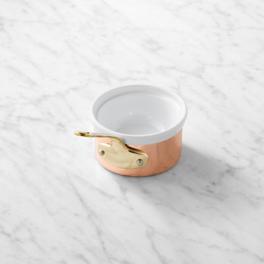Ruffoni Copper Butter Warmer with Ceramic Insert,,