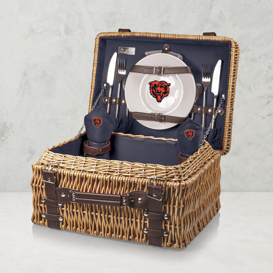 NFL Champion Picnic Basket,Chicago Bears,Chicago Bears