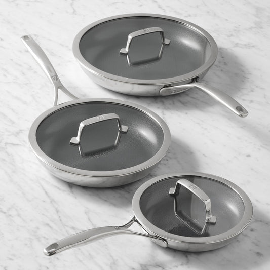 Zwilling Peak Hybrid Ceramic Nonstick Fry Pan, 6-Piece Set,WSADS,Fry Pans & Skillets