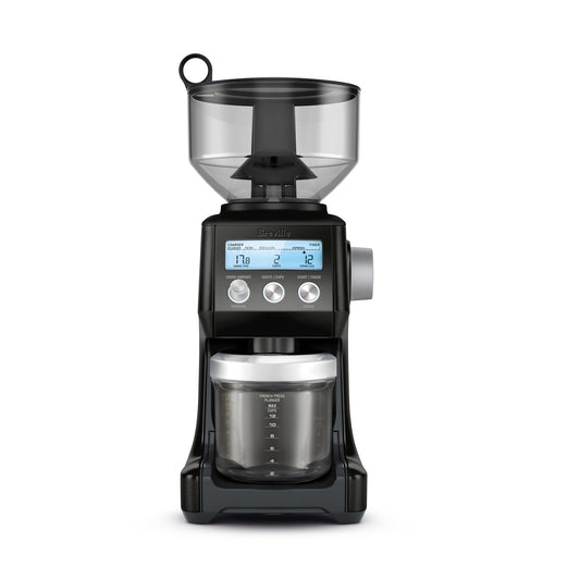 Breville Smart Grinder Pro Conical Burr Grinder,Black Stainless Steel,