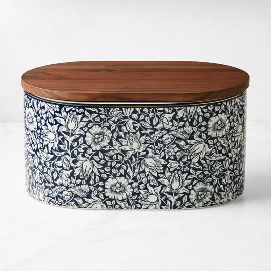 Morris & Co. x Williams Sonoma Bluebell Bread Box,,WSNOADS