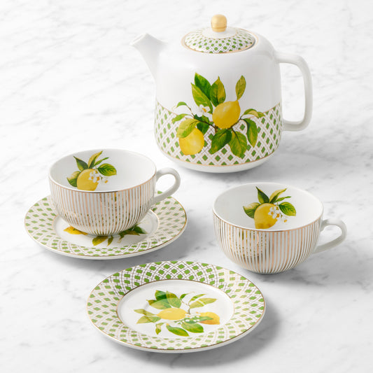 Limone Teapot and Teacup Set,WSNOADS,Tea Kettles
