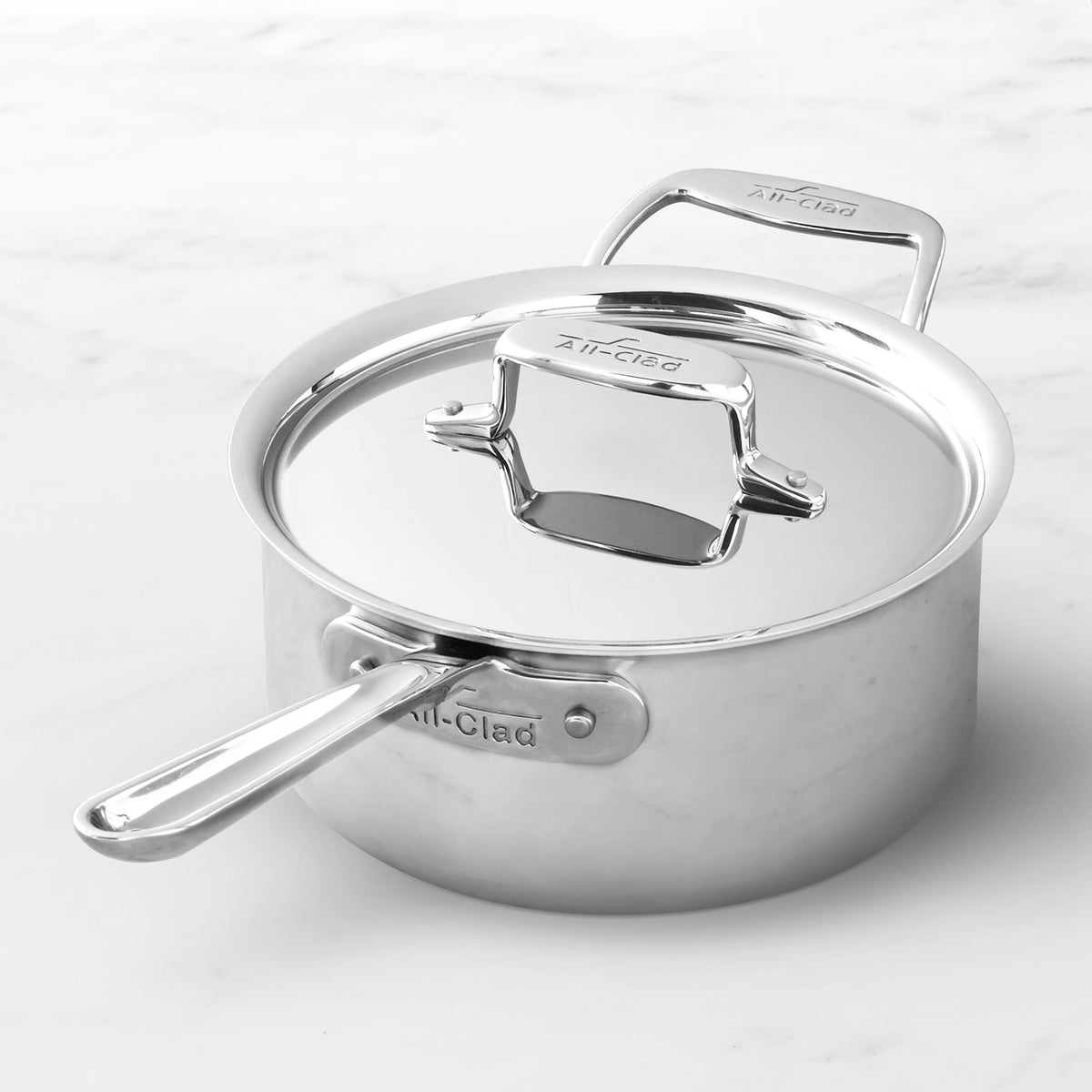 All-Clad D5 Stainless-Steel Saucepan,3-Qt,