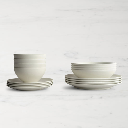 Year and Outdoor Day 16-Piece Dinnerware Set,Moon,
