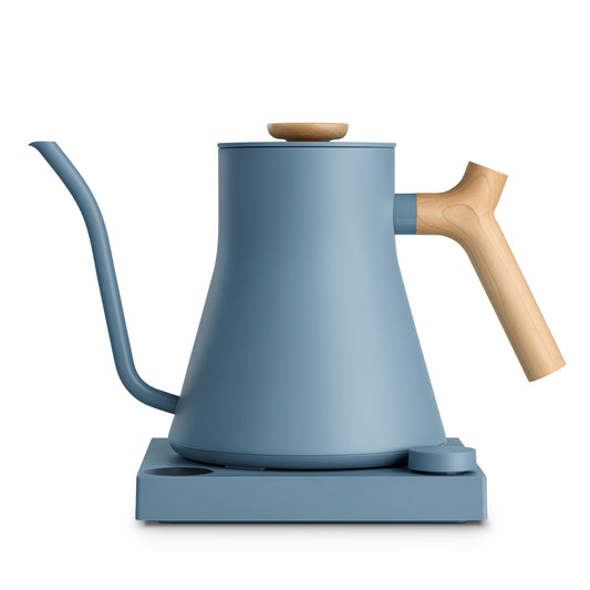 Fellow Stagg EKG Pro Electric Pour-Over Kettle,Hazy Blue with Maple Handle,