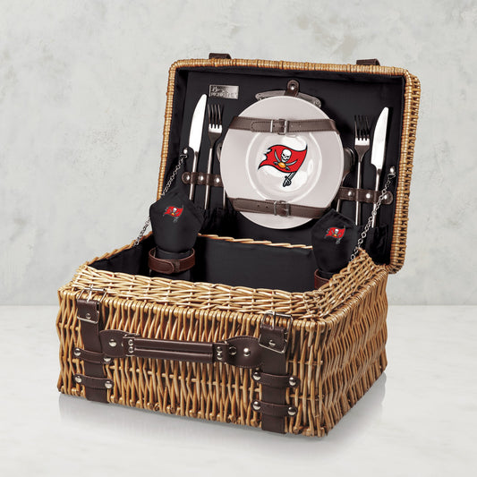 NFL Champion Picnic Basket,Tampa Bay Buccaneers,Tampa Bay Buccaneers