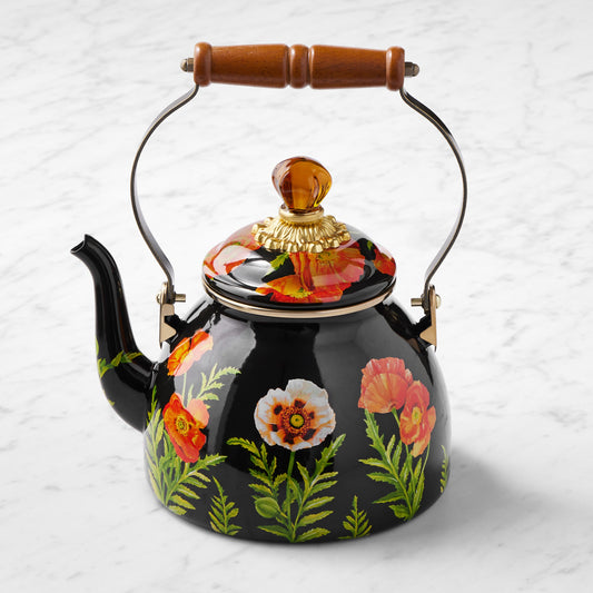 MacKenzie-Childs Poppy Tea Kettle, 2-Qt.,,WSNOADS