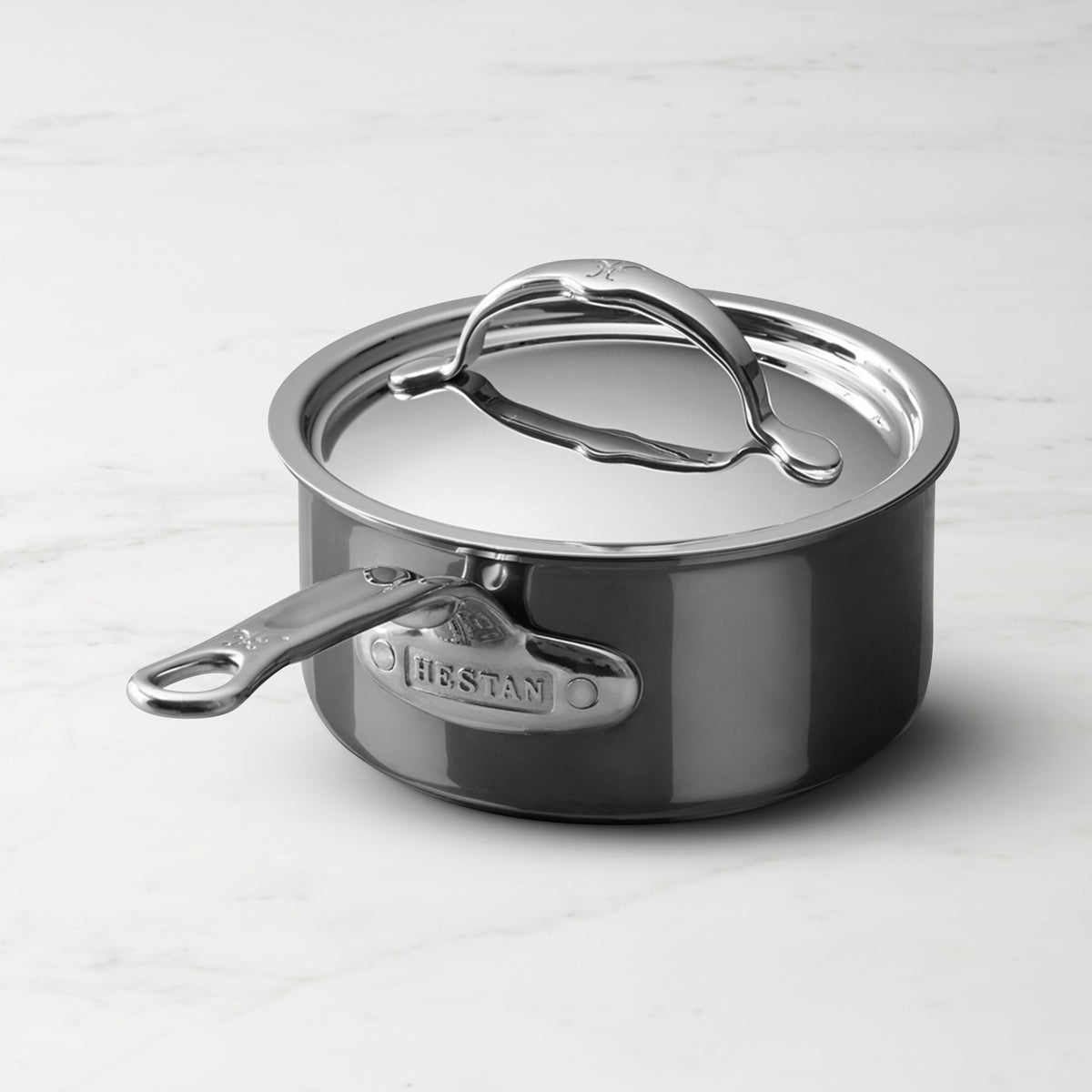 Hestan NanoBond Titanium Stainless-Steel Saucepan,1.5-Qt.,