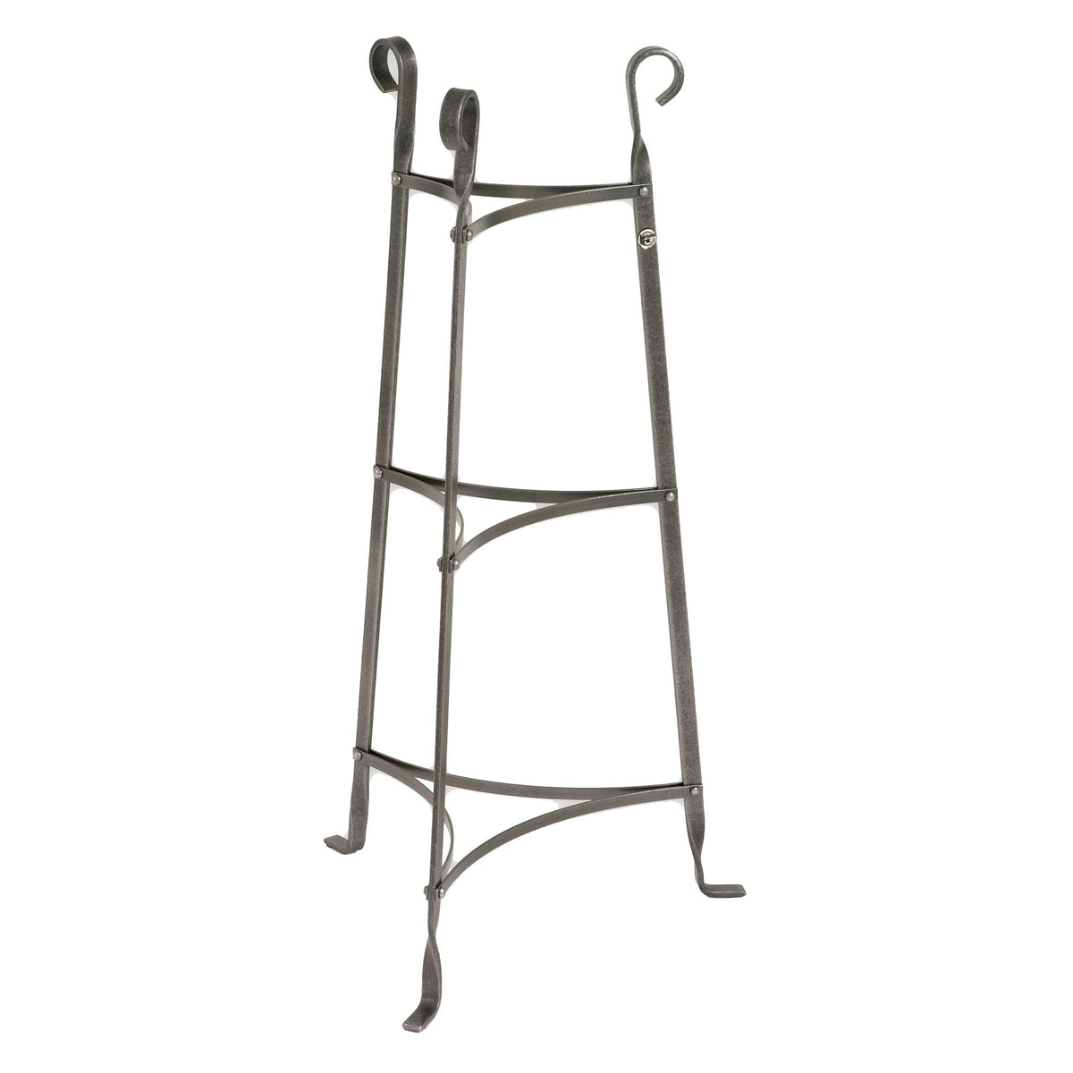 Enclume Signature French Cookware Stand,Hammered Steel,3-Tier