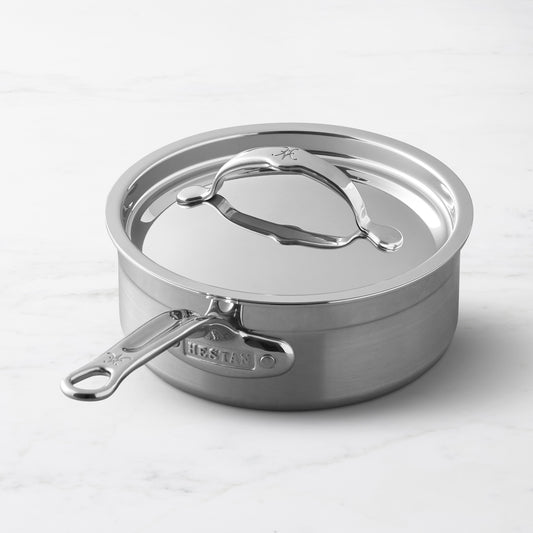 Hestan ProBond Forged Professional Clad Stainless-Steel Covered Saucepan,2-Qt.,