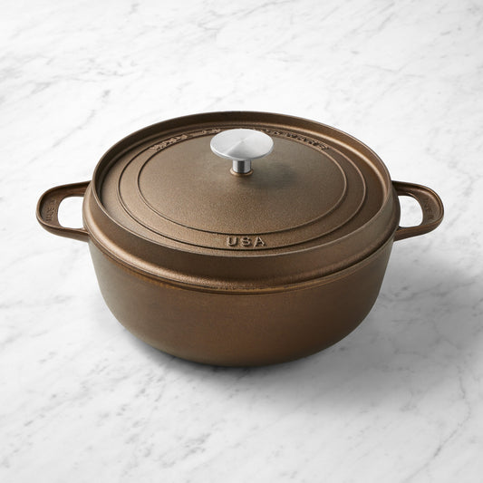 Made In Seasoned Cast Iron Dutch Oven, 6-Qt.,,