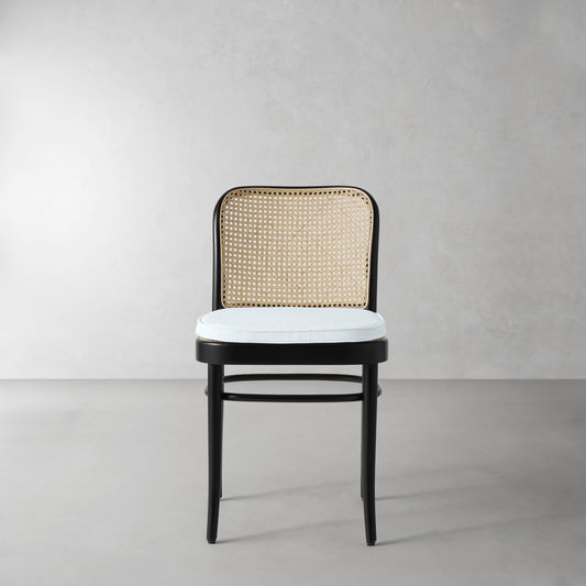 Ton 811 Side Chair Cushion,Sunbrella Performance Canvas\, Light Blue,