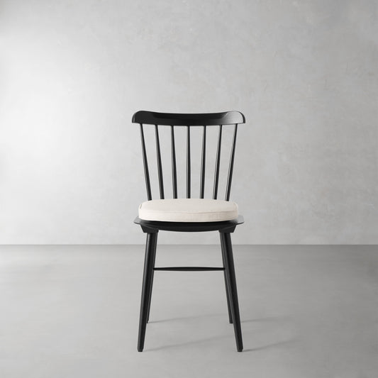 Ton Ironica Side Chair Cushion,Sunbrella Performance Canvas\, Canvas,