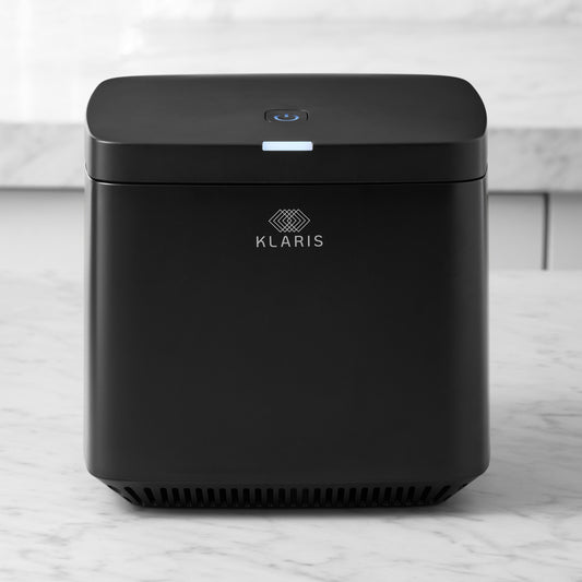 Klaris Mini Clear Ice Maker,Black,