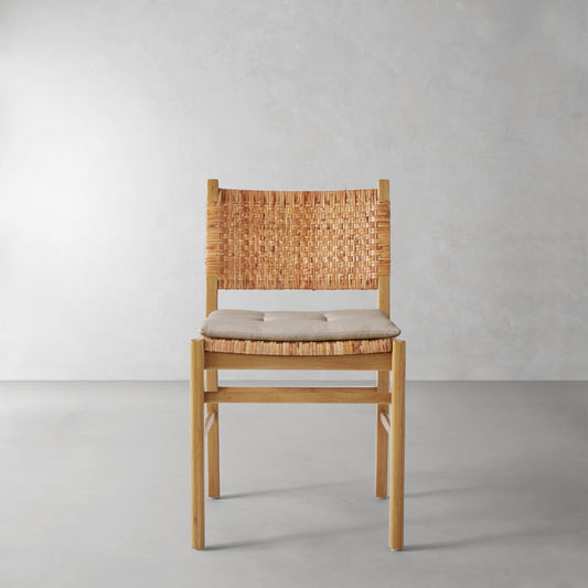 Sullivan Side Chair Cushion,Sunbrella Performance Canvas\, Flint,