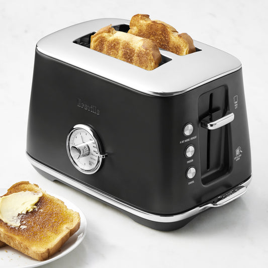 Breville Toast Select Luxe 2-Slice Toaster,Black Stainless Steel,