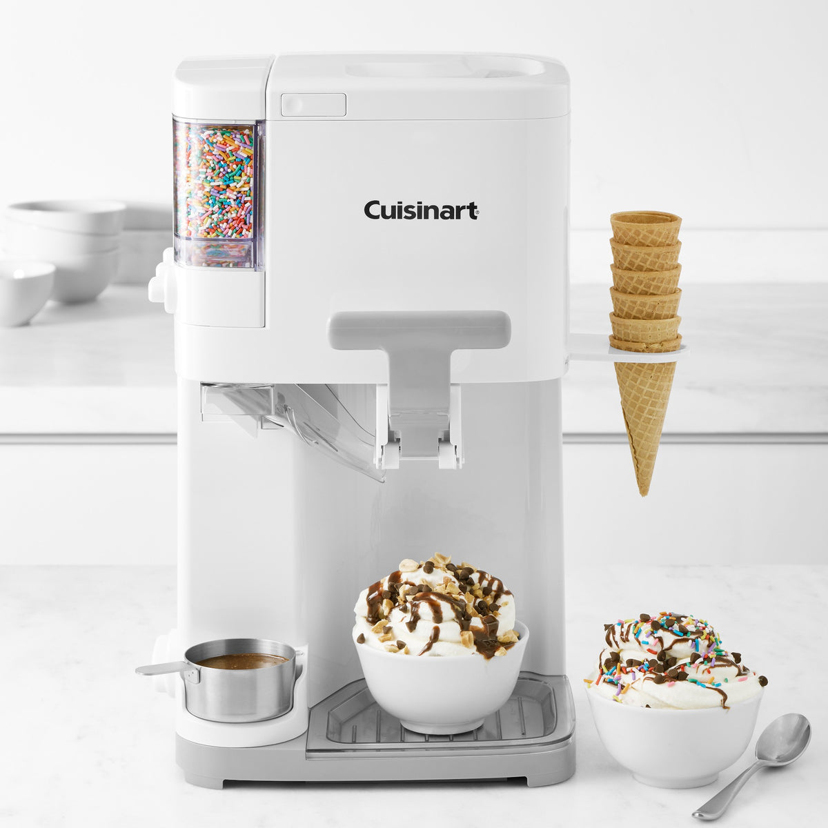 Cuisinart Soft Serve Ice Cream & Slushy Maker, 1 1/2-qt,White,