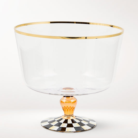 MacKenzie-Childs Courtly Check Trifle Glass,,WSNOADS