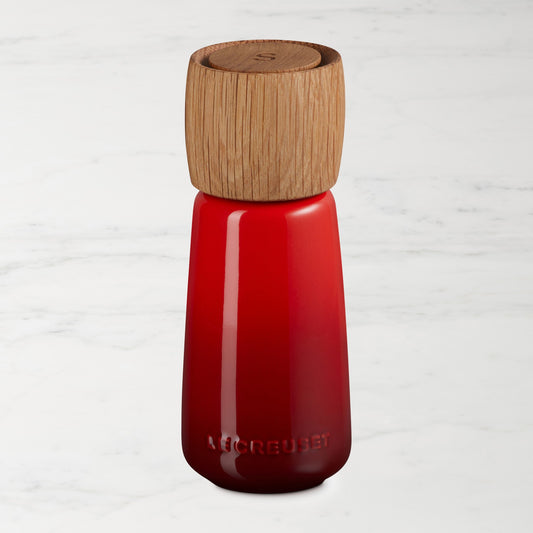 Le Creuset Alpine Salt and Pepper Mills, 7",Cerise,Mill\, 7"