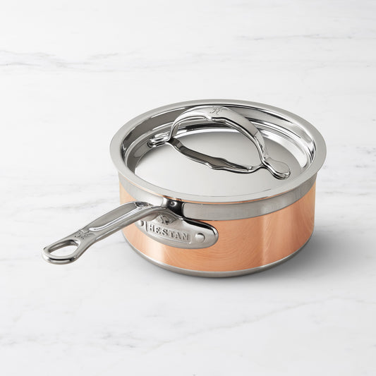 Hestan CopperBond Covered Saucepan,1.5-Qt.,