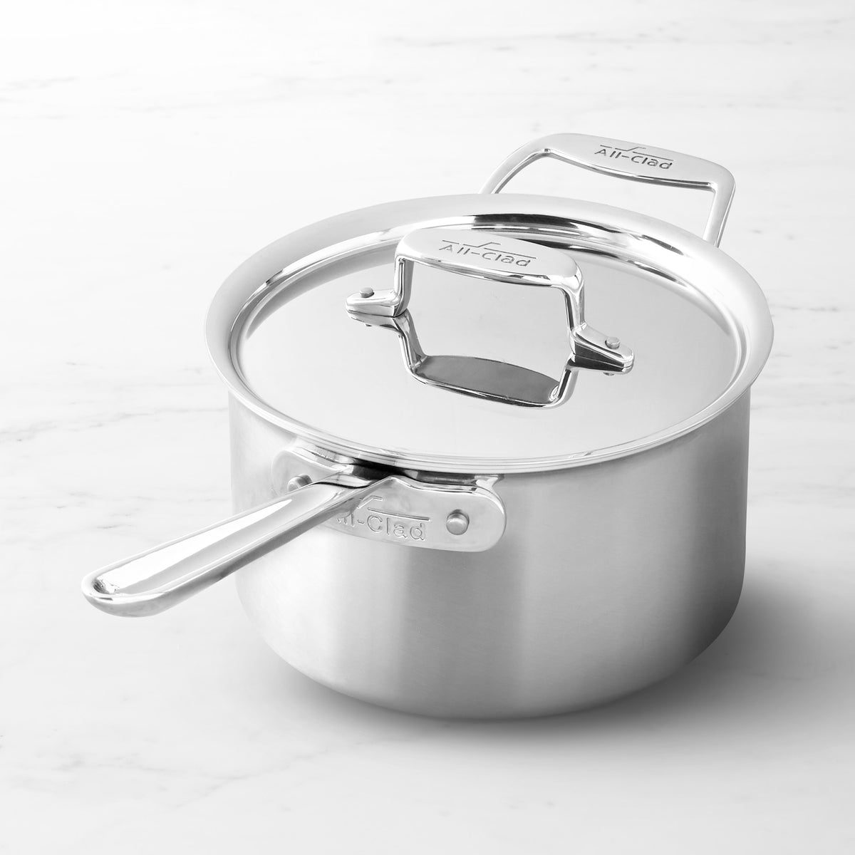 All-Clad D5 Stainless-Steel Saucepan,4-Qt,