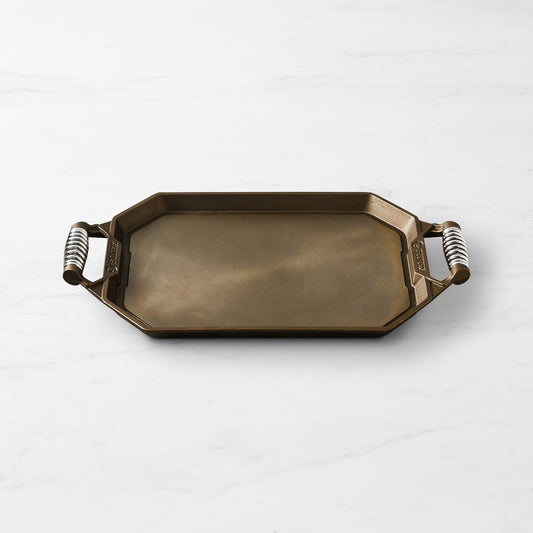 FINEX Seasoned Cast Iron Double Burner Griddle,,WSNOADS