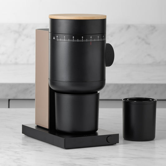 Fellow Opus 2 Conical Burr Coffee Grinder,Malted Chocolate with Maple,