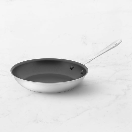 All-Clad D5 Brushed Stainless-Steel Pro Nonstick Fry Pans,D5 Brushed Stainless-Steel Nonstick Fry Pan\, 10",