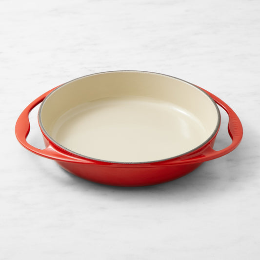 Le Creuset Enameled Cast Iron Tarte Tatin Dish,Cerise Red,