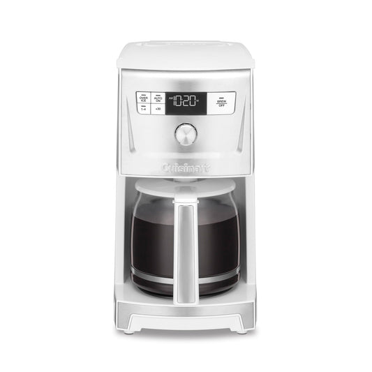 Cuisinart PerfecTemp Programmable Coffee Maker with Glass Carafe & Over Ice, 14-cup,White,