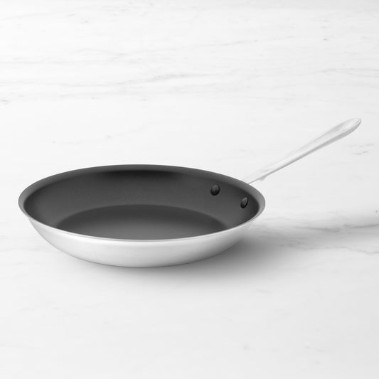 All-Clad D5 Brushed Stainless-Steel Pro Nonstick Fry Pans,D5 Brushed Stainless-Steel Nonstick Pro Fry Pan\, 12",