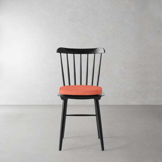 Ton Ironica Side Chair Cushion,Sunbrella Performance Canvas\, Persimmon,