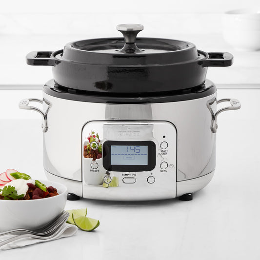 All-Clad Cast Iron Dutch Oven Slow Cooker, 5-qt,,