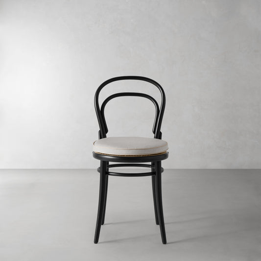 Ton 14 Side Chair Cushion,Sunbrella Performance Canvas\, Granite with Flint Piping,
